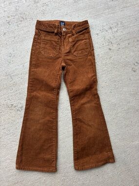 GAP Kids flare  Leg Corduroy Pants in Rich Brown